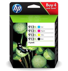 סט דיו מקורי למדפסת HP 912XL